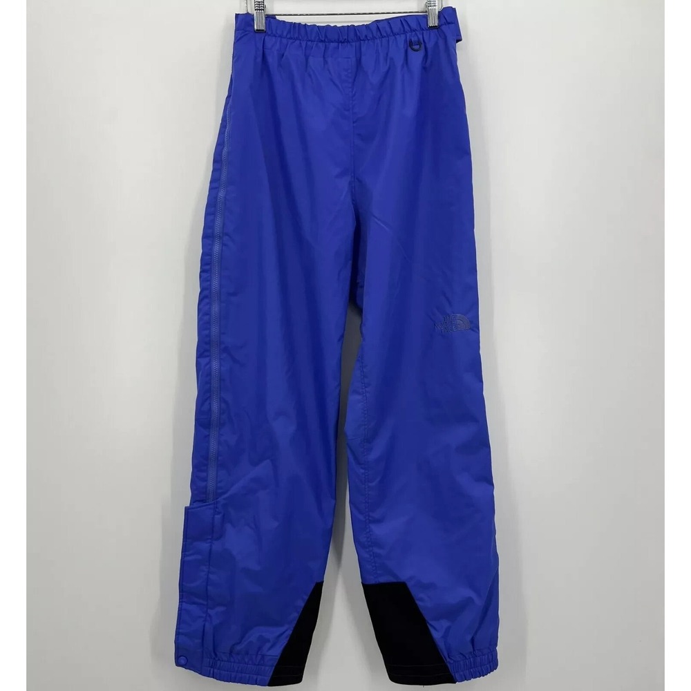 The North Face Snow Pants Women's Size 12‎ Blue Nylon Lined Ski Snowboard Winter